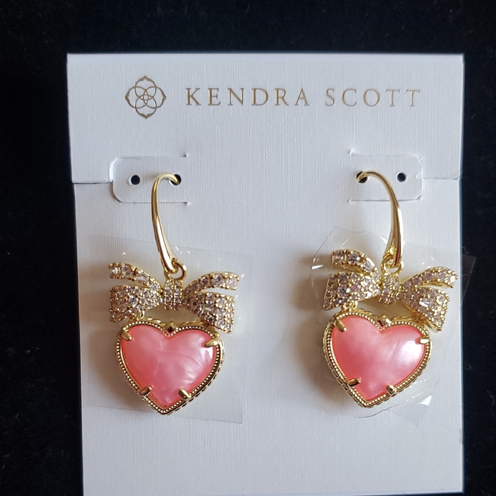 Kendra Scott Haisley Heart Drop Earrings